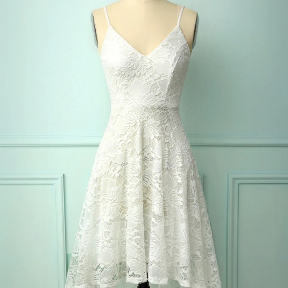 White Lace Dress